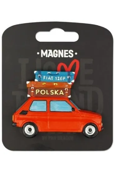 Pan Dragon Magnes I love Poland Polska ILP-MAG-C-PL-61