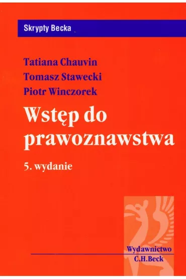 Wst�p do prawoznawstwa - Piotr Winczorek, Tatiana Chauvin, Tomasz Stawecki