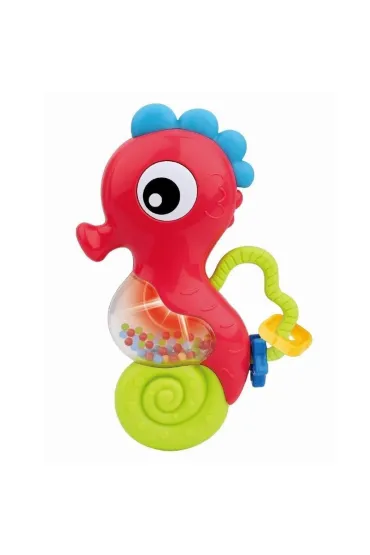 Grzechotka muzyczna Konik morski czerwony Baby Mix