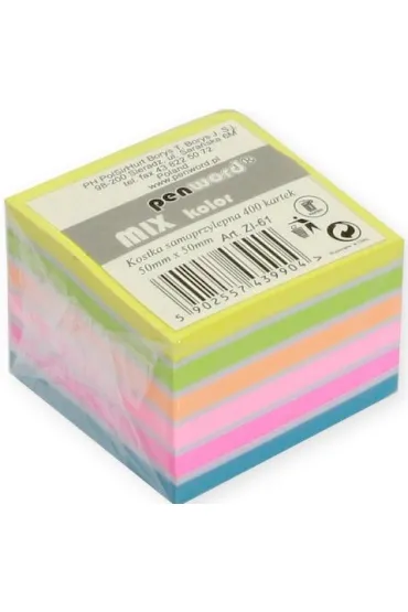 Polsirhurt Kostka biurowa mix 50x50mm 400 kartek
