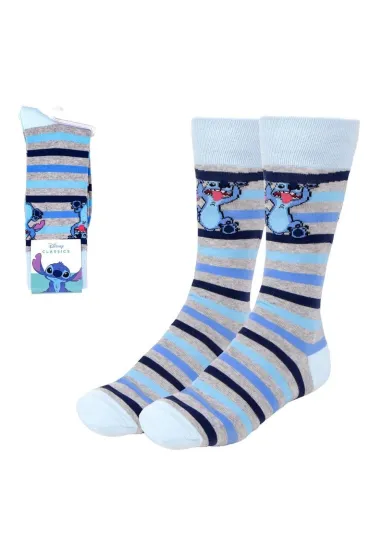 Skarpetki Stitch paski turkus rozm.36-43 2900002544