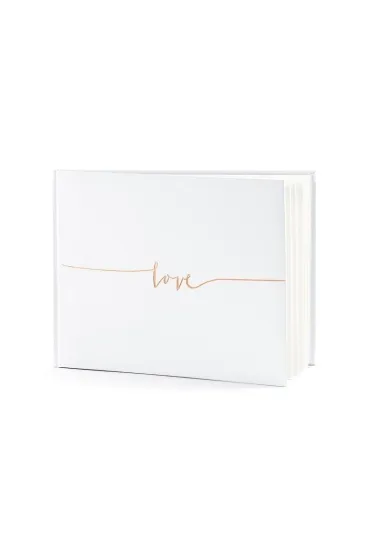 PartyDeco Ksi�ga Go�ci Love 24x18.5cm 22 kartki