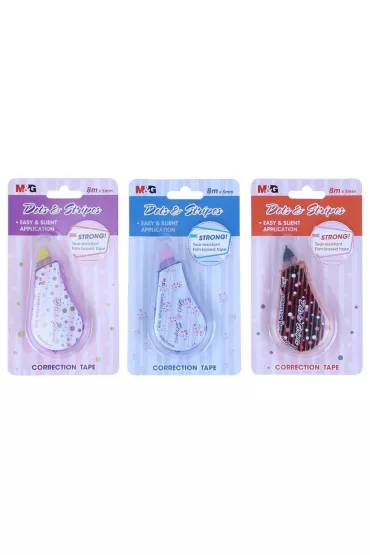 M&G Korektor w ta�mie Dots&Stripes 5 mm x 8 m