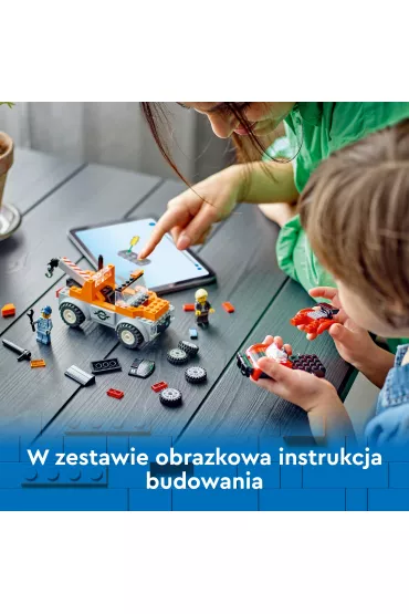 LEGO City Samochd pomocy drogowej i naprawa sportowego auta 60435