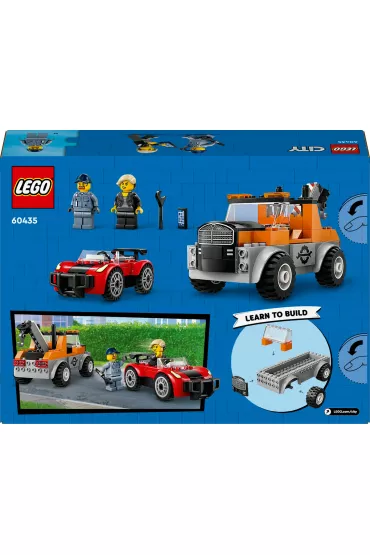 LEGO City Samochd pomocy drogowej i naprawa sportowego auta 60435