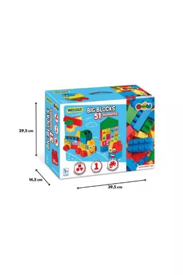 Big Blocks klocki 51 element�w