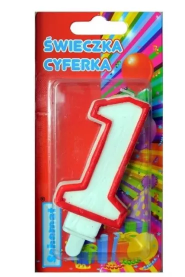 Schemat �wieczka cyferka 1