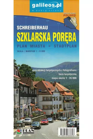 Szklarska Por�ba. Plan miasta 1:9 000