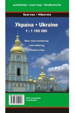 Ukraina 1:1100000 Mapa samochodowa