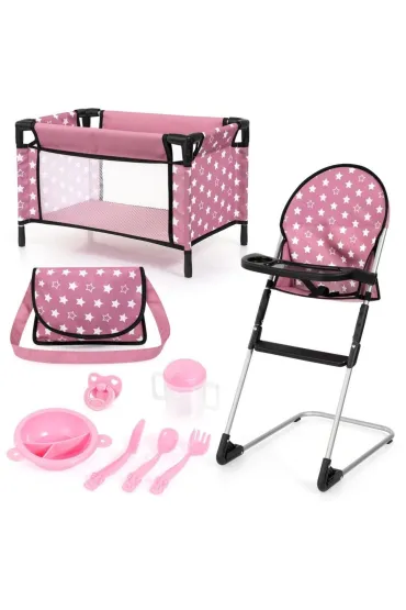 Zestaw podr�ny 9w1 r�owy Bayer Design