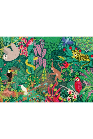 Puzzle 1000 el. Magiczny las deszczowy Ravensburger