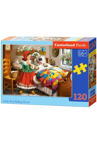 Puzzle 120 el. Czerwony Kapturek Castorland