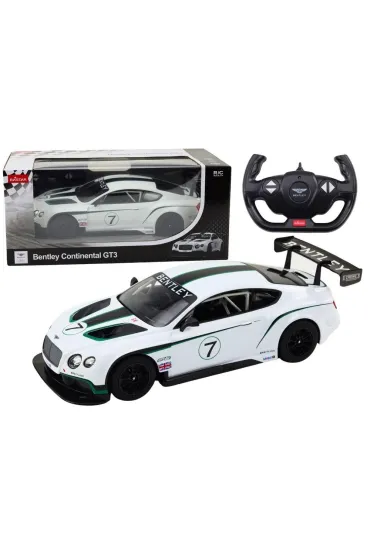 Bentley Continental GT3 RC 1:14 bia�y LeanToys