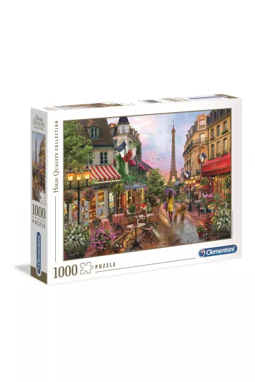 Puzzle 1000 el. High Quality Collection. Kwiaty w Pary�u Clementoni