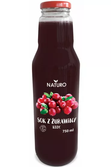 Naturo Sok z �urawiny 100% 750 ml