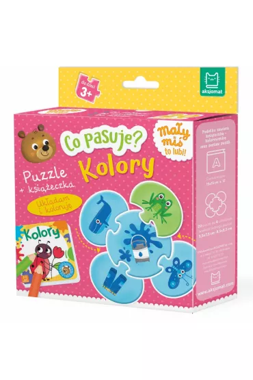 Kolory. Co pasuje? Puzzle + ksi��eczka - Anna Podg�rska