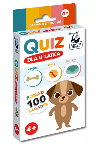 Quiz dla 4-latka. Kapitan Nauka - Katarzyna Urbaniak, Zuzanna  Osuchowska