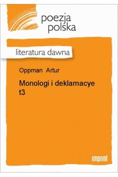 eBook Monologi i deklamacye, t. 3 epub
