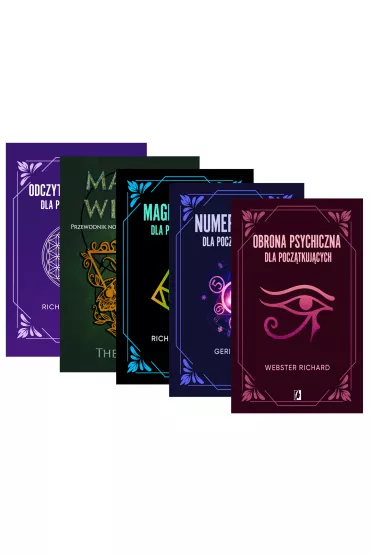 Pakiet: Magia Wicca. Przewodnik nowoczesnej czarownicy, Magia koloru, Numerologia, Obrona psychiczna, Odczytywanie aury - Gerie Bauer, Thea Sabin, Richard Webster