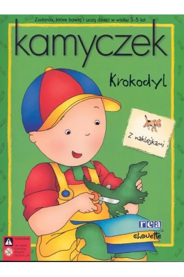 Kamyczek. Krokodyl (z naklejkami) - Jeannine Beaulieu