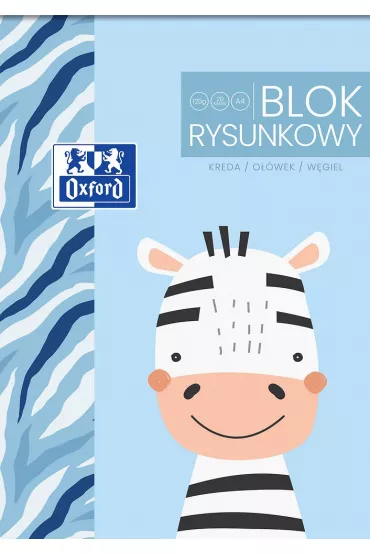 Oxford Blok rysunkowy Kids A4 Gadka biay