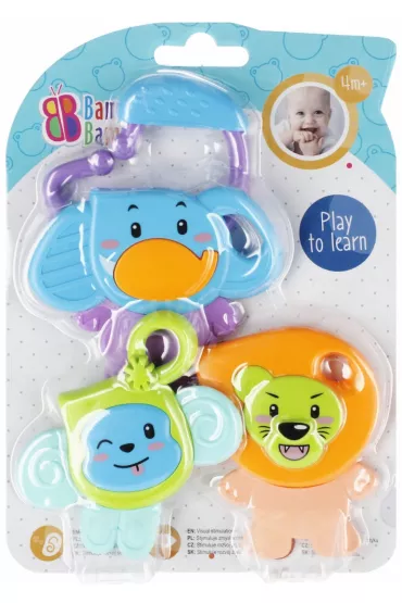 Grzechotka Safari 4w1 BAM BAM 515014