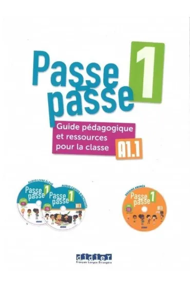 Passe-Passe 1 A1.1 przewodnik metod. + 2CD + DVD - Sonia Gonzalez, Christelle Berger, Caroline  Mraz