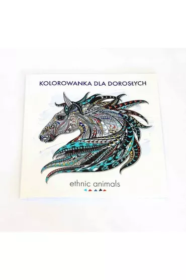 Ethnic animals. Kolorowanka dla doros�ych