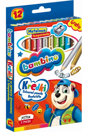 St. Majewski Kredki owkowe Bambino 12 szt.
