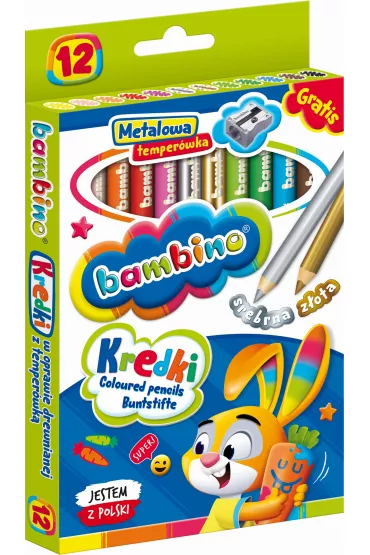 St. Majewski Kredki owkowe Bambino 12 szt.
