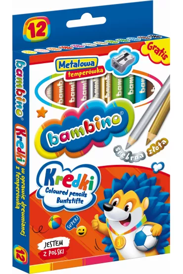 St. Majewski Kredki owkowe Bambino 12 szt.