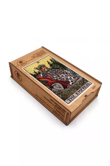 Puzzle drewniane 250 el. The Empress, Cesarzowa z kart tarota Ridera Waite'a Fantasy Puzzles