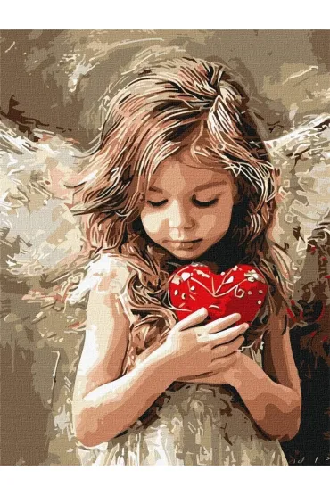 Ideyka Malowanie po numerach - Anio� mi�o�ci 30x40cm