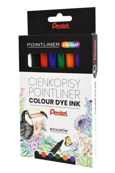 Pentel CIENKOPIS 6KOL 0.4 FIB PEN S40-ST6PL WB