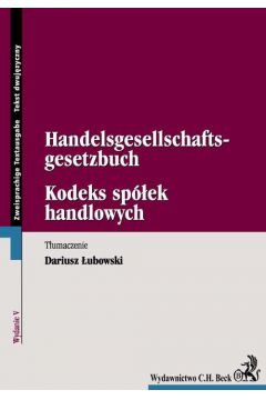 eBook Kodeks spek handlowych. Handelsgesellschaftsgesetzbuch pdf