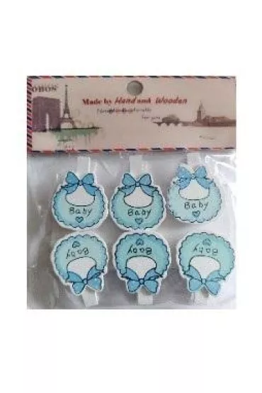 Galeria Hobby Klamerki ozdobne niemowl�ce 6 szt.