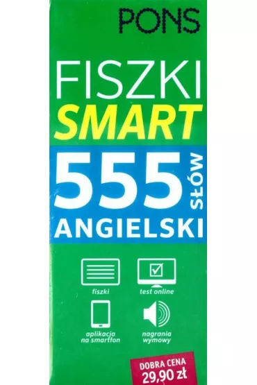 Fiszki Smart. 555 s��w. Angielski