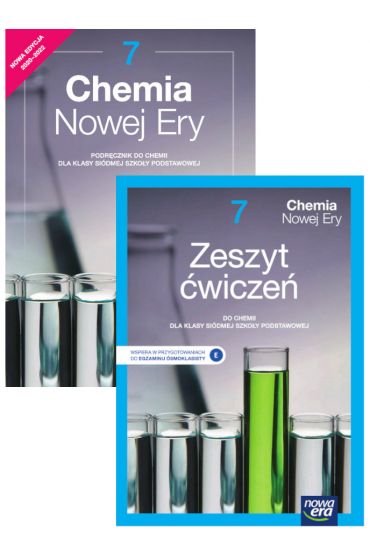 Chemia Nowej Ery. Podręcznik i zeszyt ćwiczeń dla klasy 7 szkoły