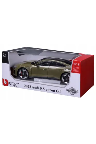 Bburago Model 1:18 2022 Audi RE E-Tron GT zielony