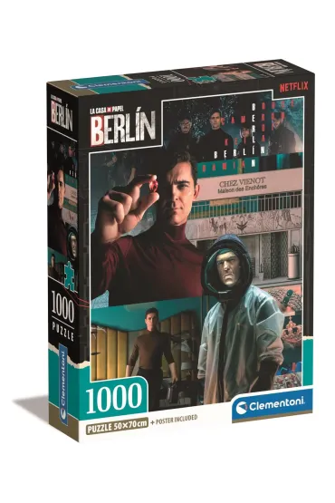 Puzzle 1000 el. Compact Netflix Berlin Clementoni