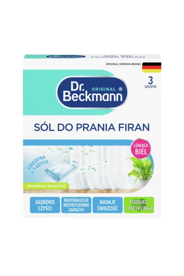 Dr. Beckmann S�l do prania firan w saszetkach 3 x 40 g