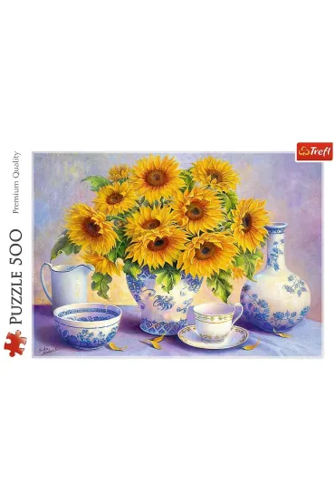 Puzzle 500 el. S�oneczniki Trefl