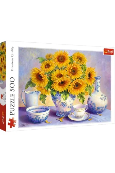 Puzzle 500 el. S�oneczniki Trefl