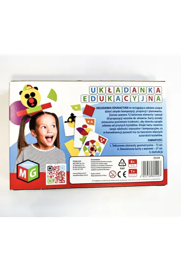 Puzzle Montessori - uk�adanka edukacyjna - Papuga Multigra