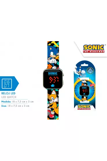 Sonic the Hedgehog Zegarek LED z kalendarzem Sonic SNC4228M