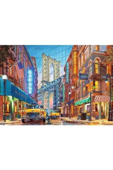 Puzzle 500 el. Tea Time: Widok na Manhattan Trefl