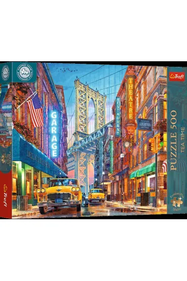 Puzzle 500 el. Tea Time: Widok na Manhattan Trefl