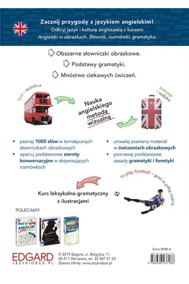Angielski w obrazkach. S��wka, rozm�wki, gramatyka - Marcin Frankiewicz