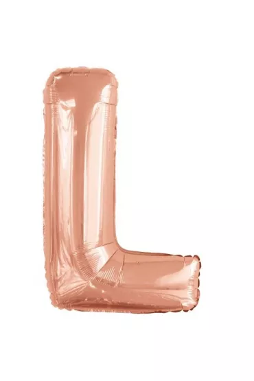 Amscan Balon foliowy litera L r�owe z�oto 56x86cm