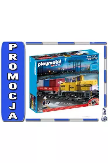 PLAYMOBIL 5258 Zdalnie sterowany poci�g towarowy